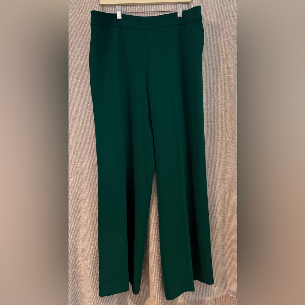 Zara Dark Green Wide Leg Pants